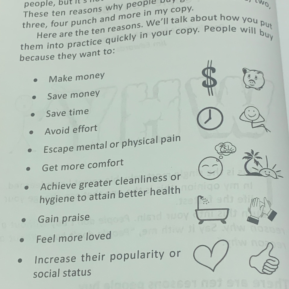 copywriting secrets book review: Why people buy your product