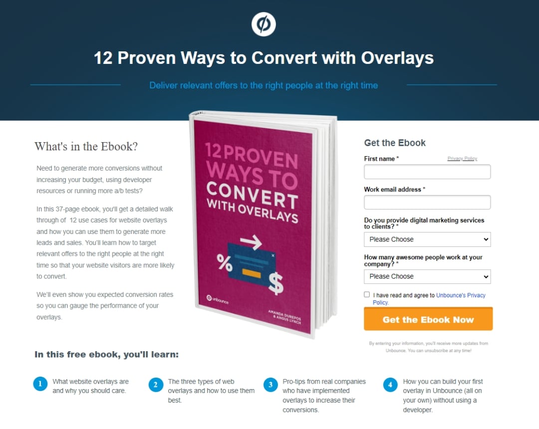 unbounce squeeze page example - 1